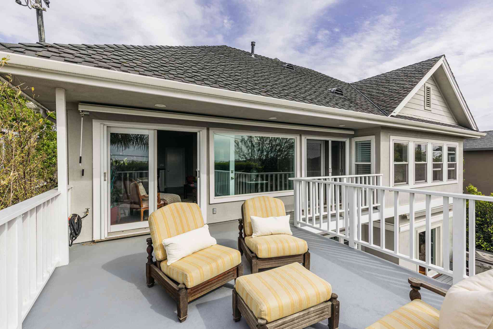 Modern terrace exterior